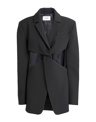 COPERNI Giacca Nero 64% Poliestere, 34% Viscosa, 2% Elastan