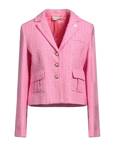 LARDINI Blazer Pink 46% Cotton, 33% Linen, 16% Viscose, 5% Polyamide
