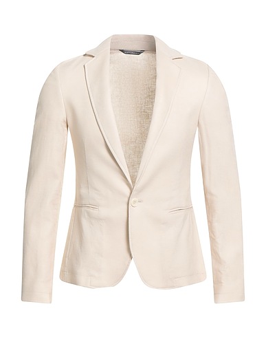 DANIELE ALESSANDRINI HOMME Blazers Elfenbein 55% Leinen, 45% Viskose