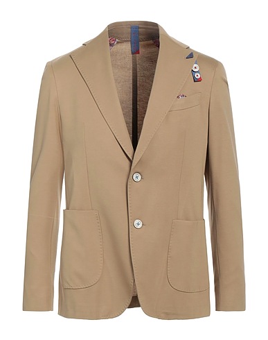 ORAZIO LUCIANO Blazer Sand 55% Viscose, 40% Polyamide, 5% Elastane