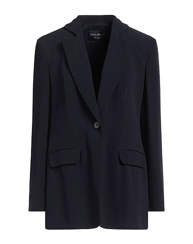 EMPORIO ARMANI Blazer Midnight blue 50% Acetate, 50% Viscose