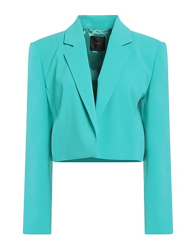 PINKO Blazer Turquoise 98% Polyester, 2% Elastane