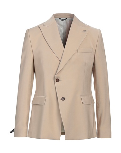 DANIELE ALESSANDRINI Blazer Beige 91% Viscose, 9% Polyester