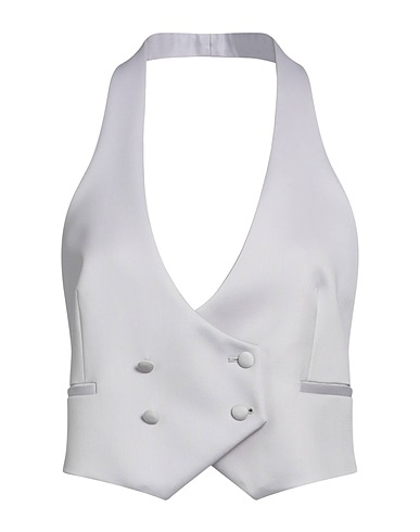JACOB LEE Gilet Grigio chiaro 96% Lana Vergine, 3% Poliammide, 1% Elastan