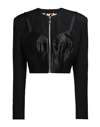 DOLCE&GABBANA Blazer Black 66% Virgin Wool, 29% Polyamide, 5% Silk