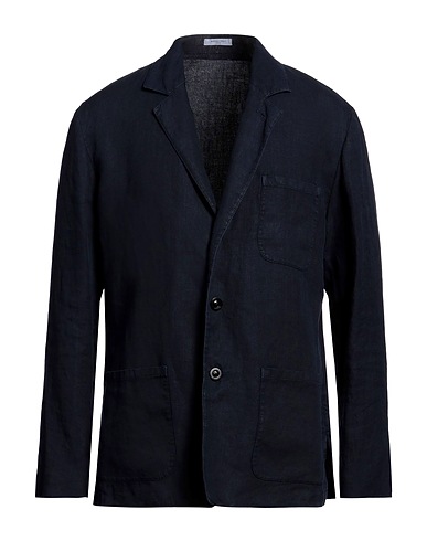 BOGLIOLI Blazer Navy blue 100% Linen