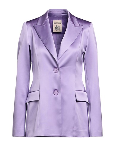 SEMICOUTURE Blazer Mauve 74% Acetate, 23% Polyamide, 3% Elastane, Polyester