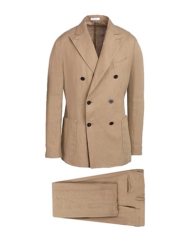 BOGLIOLI Suits Camel 100% Linen