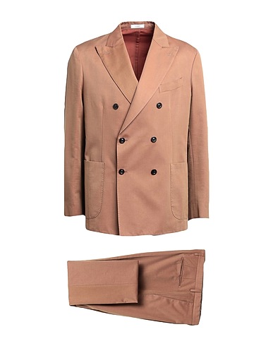 BOGLIOLI Suits Brown 60% Wool, 40% Cotton