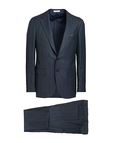 BOGLIOLI SUITS AND CO-ORDS Navy blue 99% Wool, 1% Polyamide
