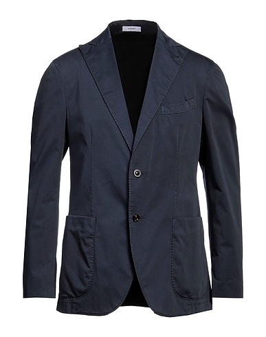 BOGLIOLI Blazer Navy blue 97% Cotton, 3% Elastane