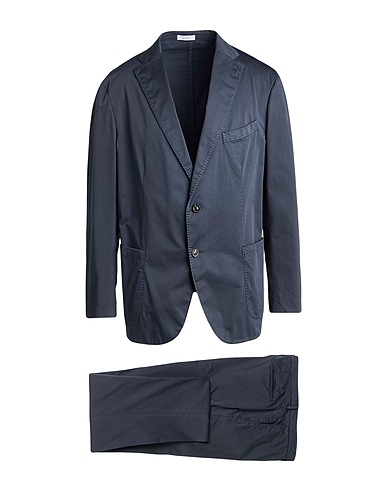 BOGLIOLI Suits Midnight blue 97% Cotton, 3% Elastane