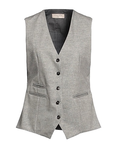 CIRCOLO 1901 Vest Grey 94% Cotton, 6% Elastane