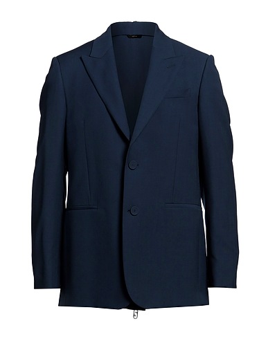 FENDI Blazer Navy blue 82% Virgin Wool, 18% Polyester