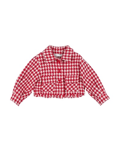 MONNALISA Blazer Red 83% Cotton, 14% Polyester, 3% Other Fibres