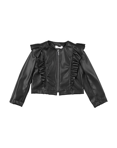 MONNALISA Giacca biker Nero 100% Poliestere