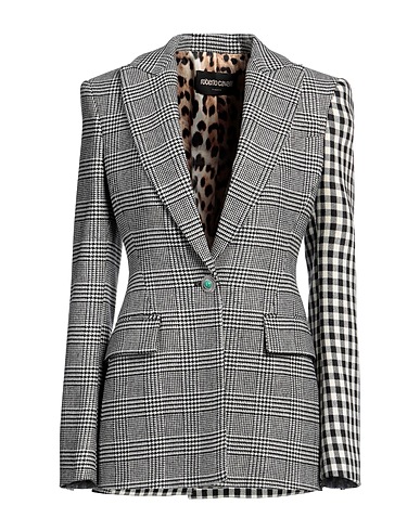 ROBERTO CAVALLI Blazer 35% Wool, 33% Polyester, 28% Acrylic, 3% Other Fibres, 1% Elastane