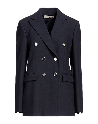 LARDINI Jackett Nachtblau 54% Polyester, 43% Wolle, 3% Elastan