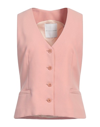 SKILLS & GENES Gilet Rosa 100% Poliestere
