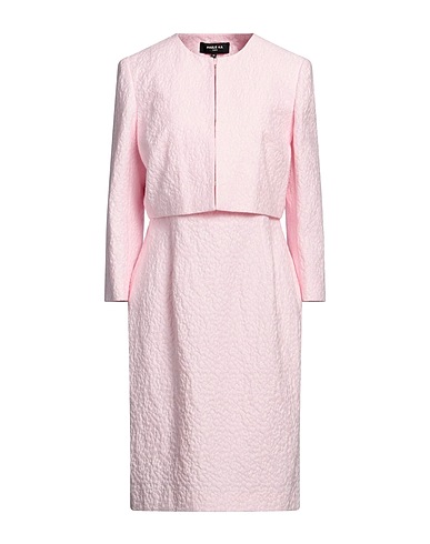 PAULE KA スーツ ライトピンク コットン 78% / ナイロン 15% / アクリル 7% / シルク