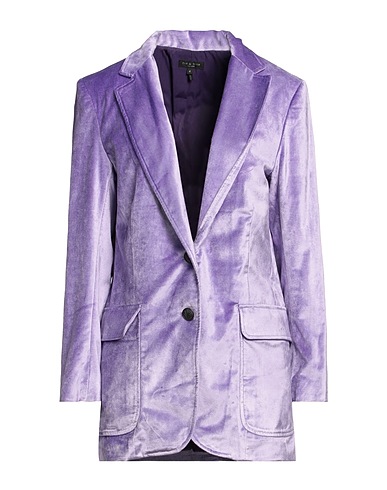RAG & BONE Blazer Purple 59% Cotton, 41% Viscose
