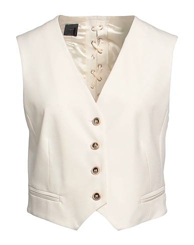 PINKO Waistcoat Ivory 64% Polyester, 32% Viscose, 4% Elastane