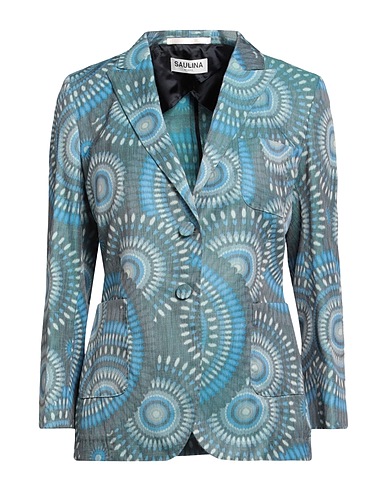 SAULINA Milano Blazer Pastel blue 64% Viscose, 36% Polyester, Cupro