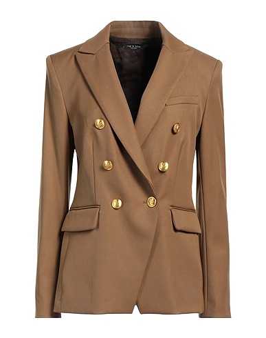 RAG & BONE Giacca Marrone 100% Lana Vergine, Poliestere