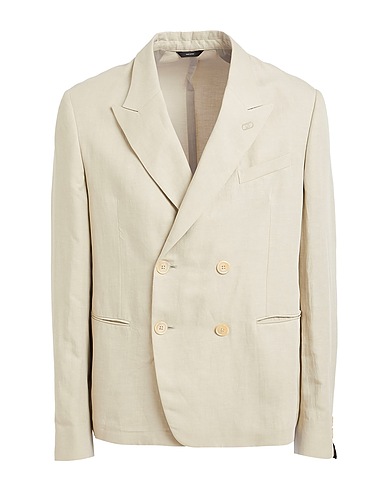 FENDI Blazer Grey 41% Linen, 38% Lyocell, 21% Cotton