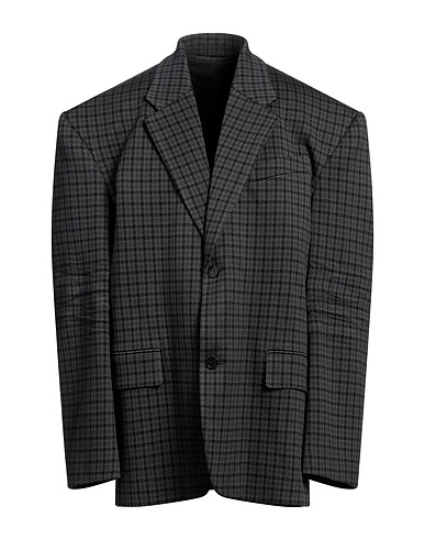 BALENCIAGA Blazer Lead 49% Polyester, 45% Cotton, 6% Polyamide, Elastane