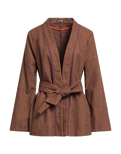 MALÌPARMI Jacket Brown 100% Cotton