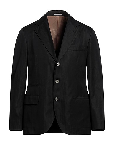 BRUNELLO CUCINELLI Blazer Black 100% Cotton