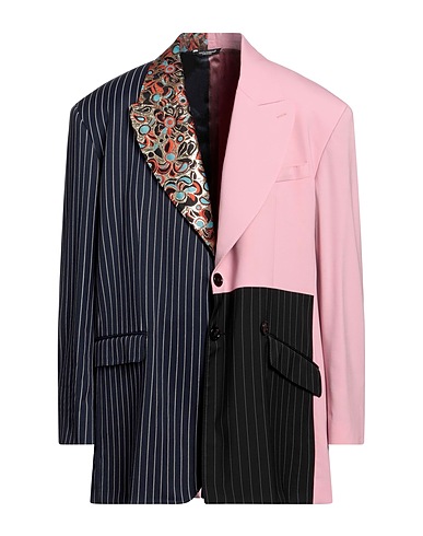 DOLCE&GABBANA Blazer Navy 50% Polyester, 36% Virgin Wool, 10% Wool, 4% Viscose