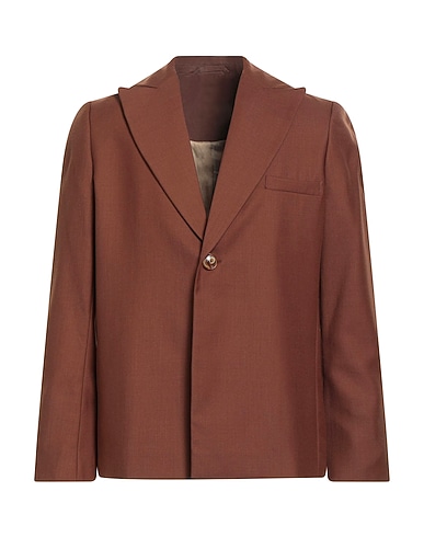 SÉFR Blazer Marrone 55% Poliestere, 45% Lana