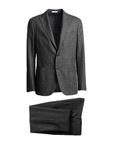 BOGLIOLI Suits Dark brown 100% Virgin Wool