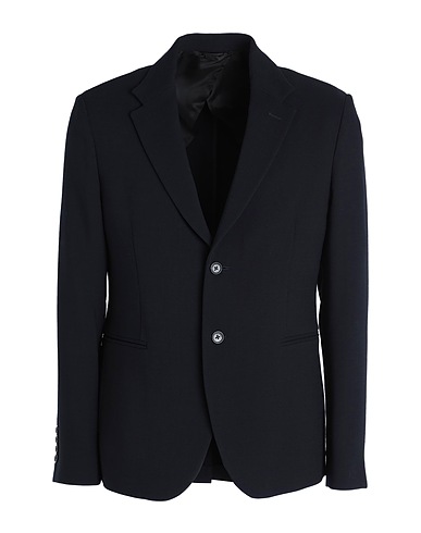 RAF SIMONS Blazer Midnight blue 100% Wool
