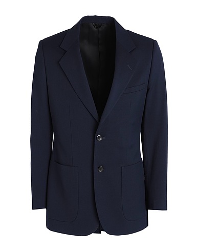 RAF SIMONS Blazer Navy blue 100% Virgin Wool