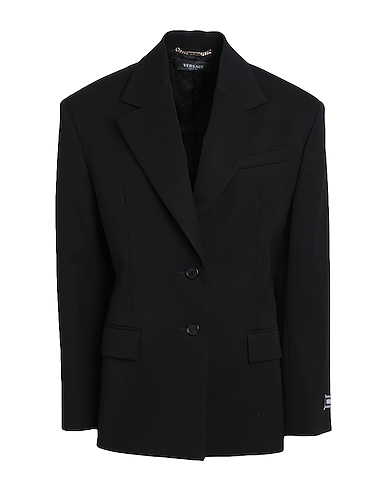 VERSACE Blazer Black 100% Virgin Wool