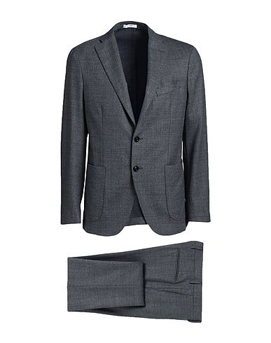 BOGLIOLI Suits Grey 99% Virgin Wool, 1% Elastane