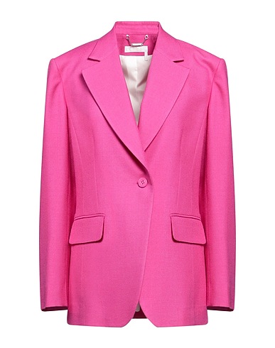 CHLOÉ Americana Magenta 70% Lana, 17% Seda, 13% Cachemir, Cerámica, Cuerno de búfalo