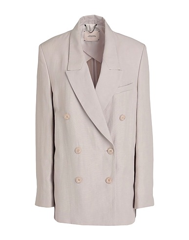 DOROTHEE SCHUMACHER Giacca Grigio chiaro 59% Poliestere, 41% Lino