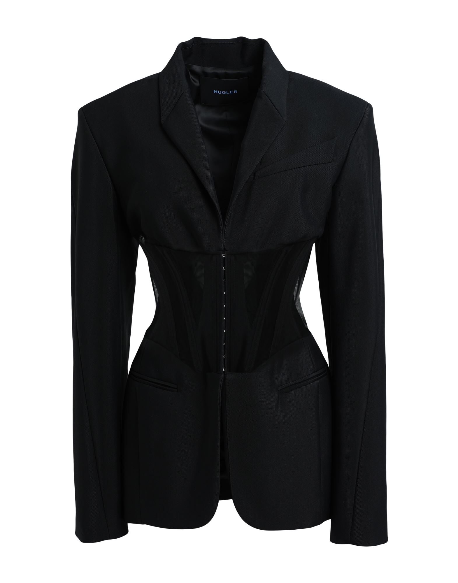 MUGLER ジャケット＆アンサンブル | テーラードジャケット ブラック