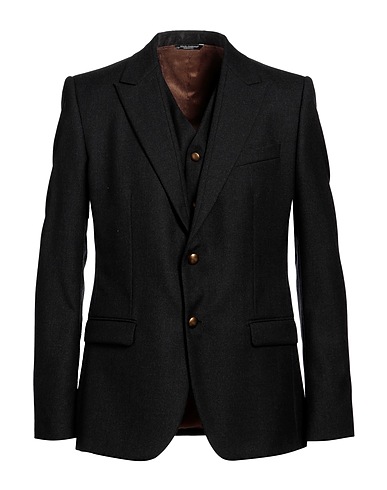 DOLCE&GABBANA Blazer Charcoal 100% Wool