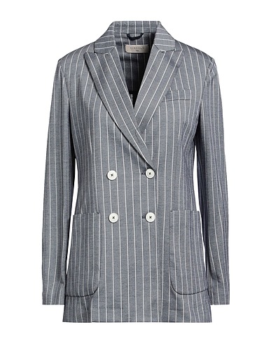 CIRCOLO 1901 Blazer Navy blue 100% Cotton