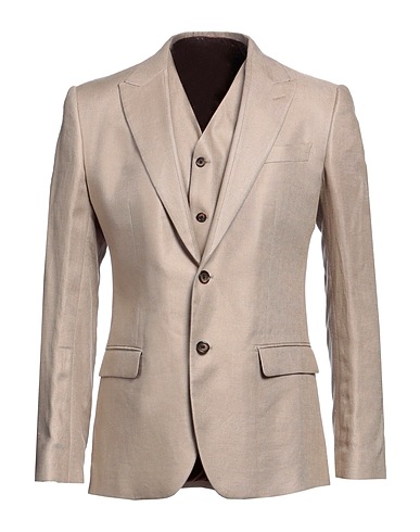 DOLCE&GABBANA Blazer Beige 95% Linen, 5% Polyester