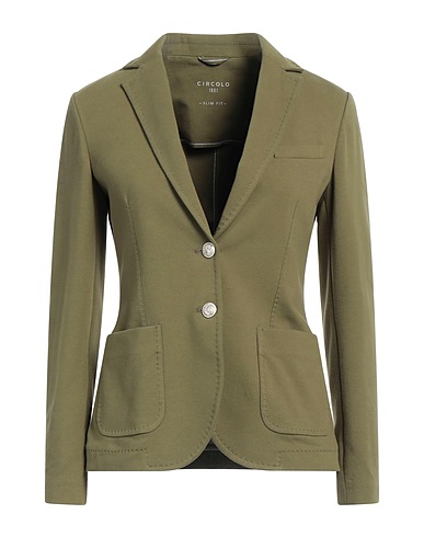 CIRCOLO 1901 Giacca Verde militare 93% Cotone, 7% Lycra®