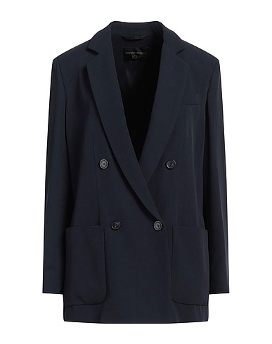 EMPORIO ARMANI Blazer Midnight blue 50% Acetate, 50% Viscose