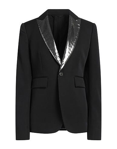 SAPIO Blazer Black 100% Wool, Polyester