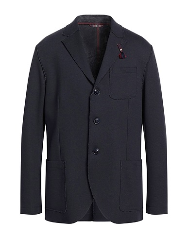 SCOTCH & SODA Blazer Midnight blue 42% Cotton, 34% Polyester, 22% Nylon, 2% Elastane