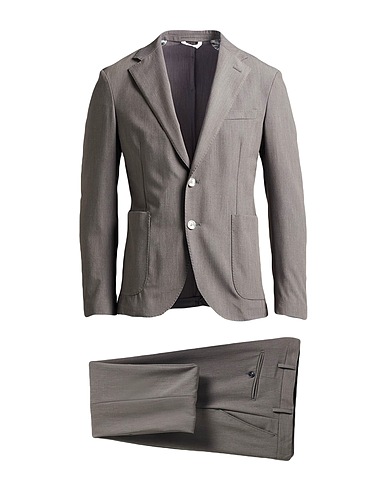 ALESSANDRO GILLES Suits Grey 65% Wool, 30% Viscose, 5% Elastane